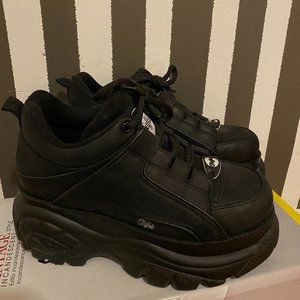 Buffalo London Platform Sneakers Black Size 38